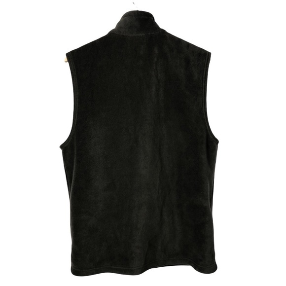 Columbia Gray & Tan Full Zip Fleece Vest M - Picture 2 of 7